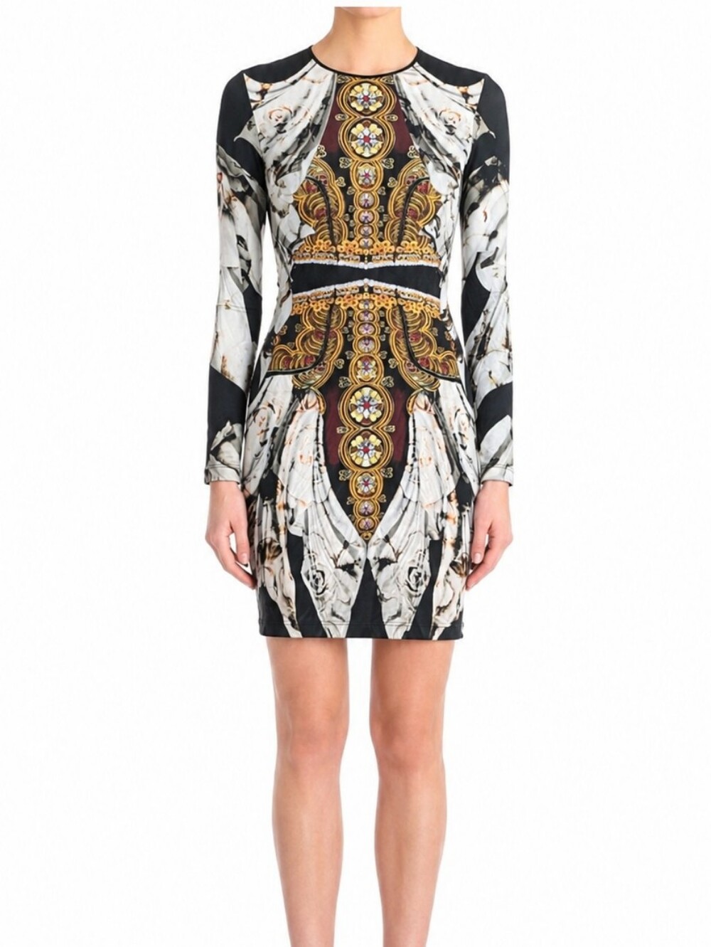 Clover Canyon Neoprene Long Sleeve Bodycon Dress Size M